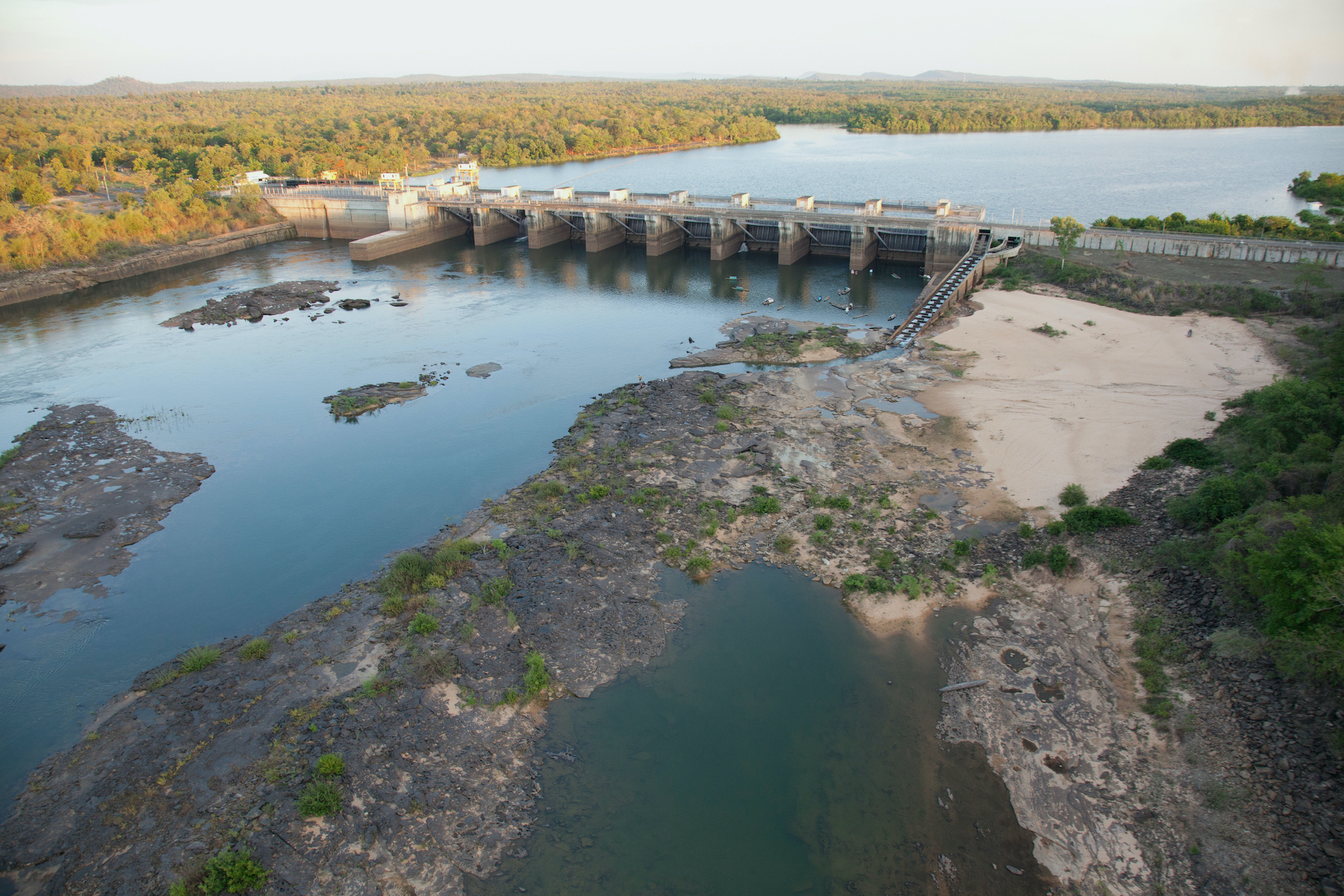 Mekong hydropower dam 