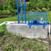 A model artesian well that ICRAF installed in Winongan, Pasuruan district. The well is equipped with a valve for more efficient water use.